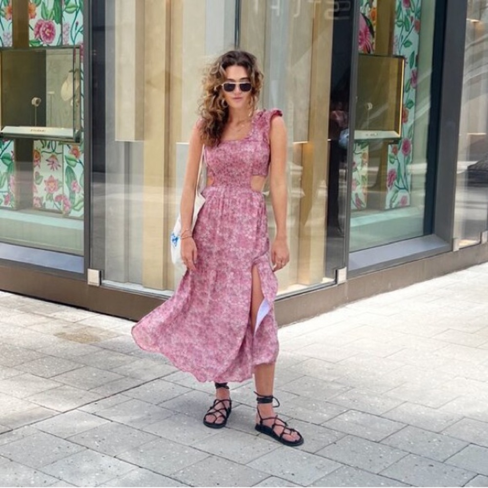 Perry Walker Dusty Rose Dress